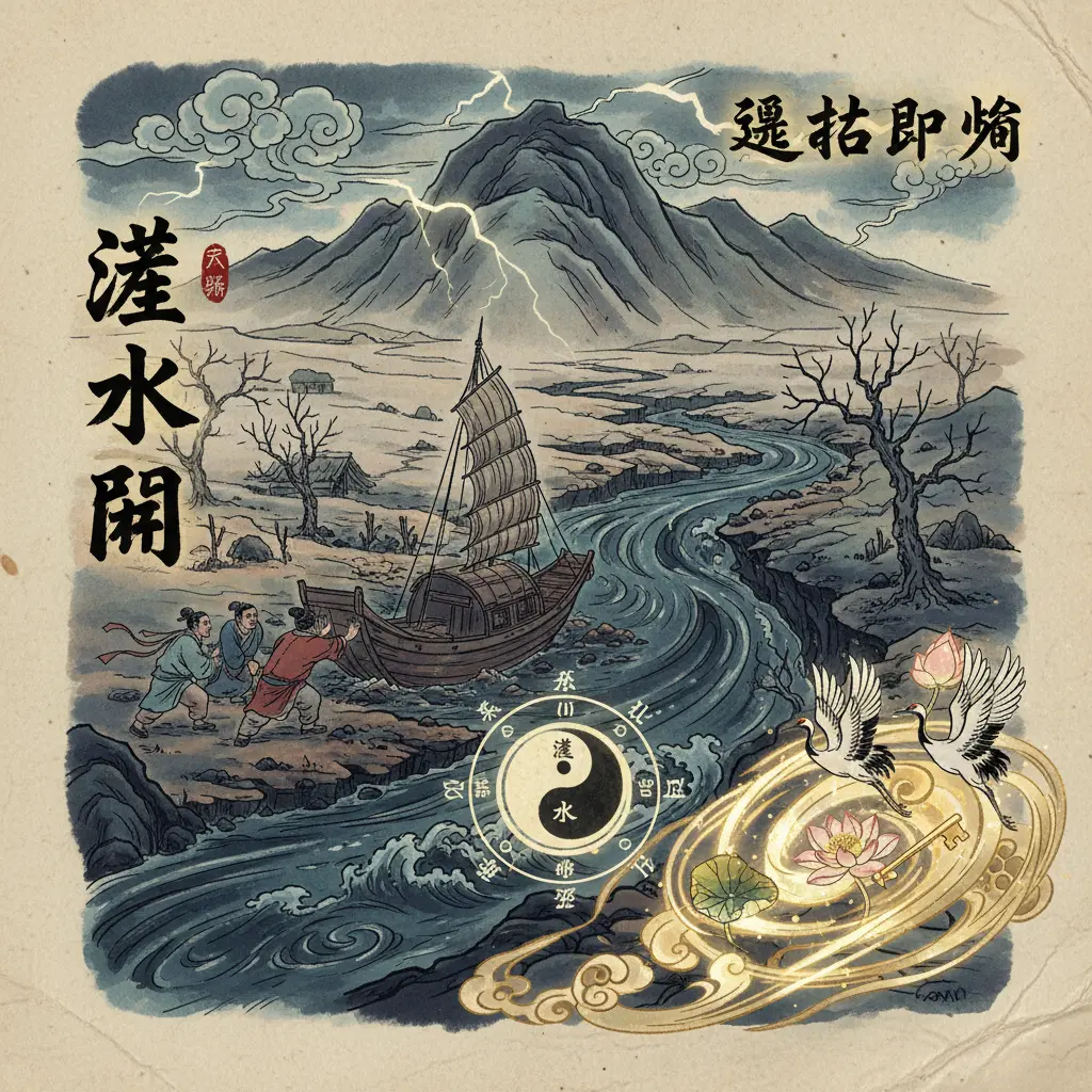 趨吉避兇 - 澤水困