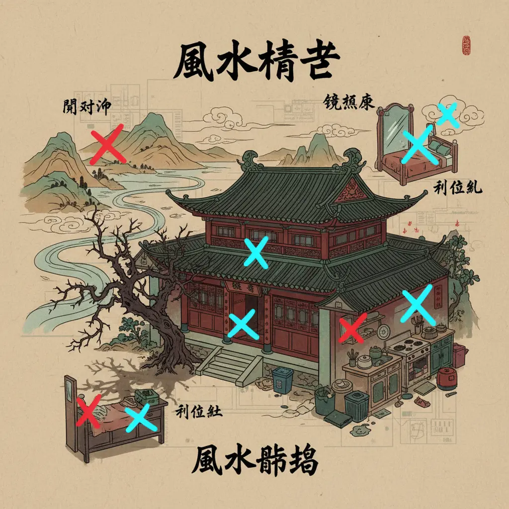 風水佈局 - 風水禁忌