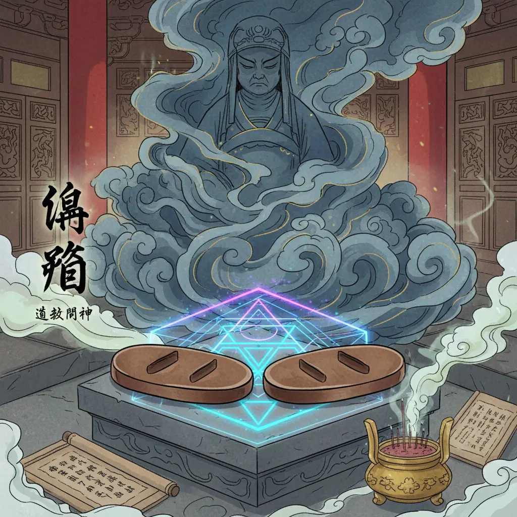 道教問神 - 陰筊