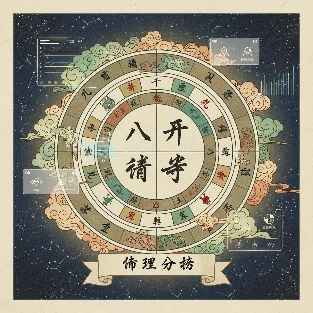 命理分析 - 八字命盤