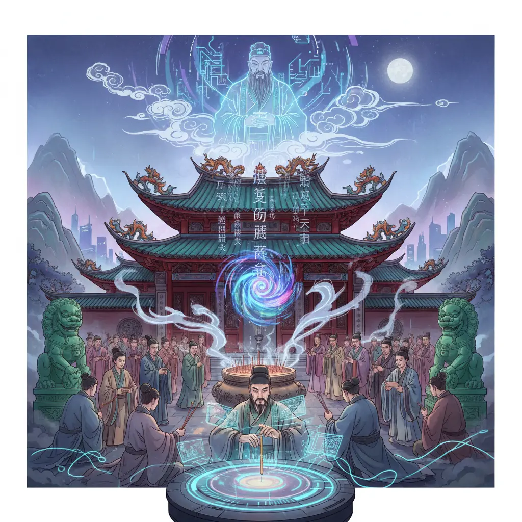 道教問神 - 城隍廟