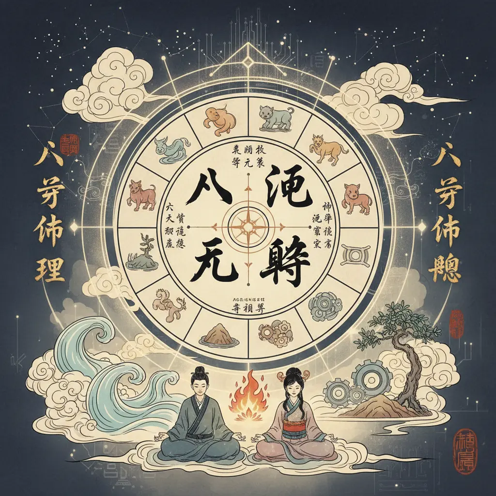 八字命理 - 八字命盤