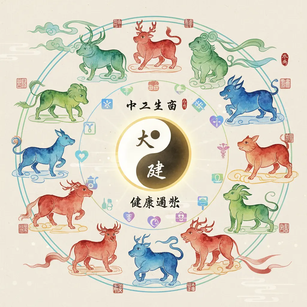 健康運勢 - 十二生肖