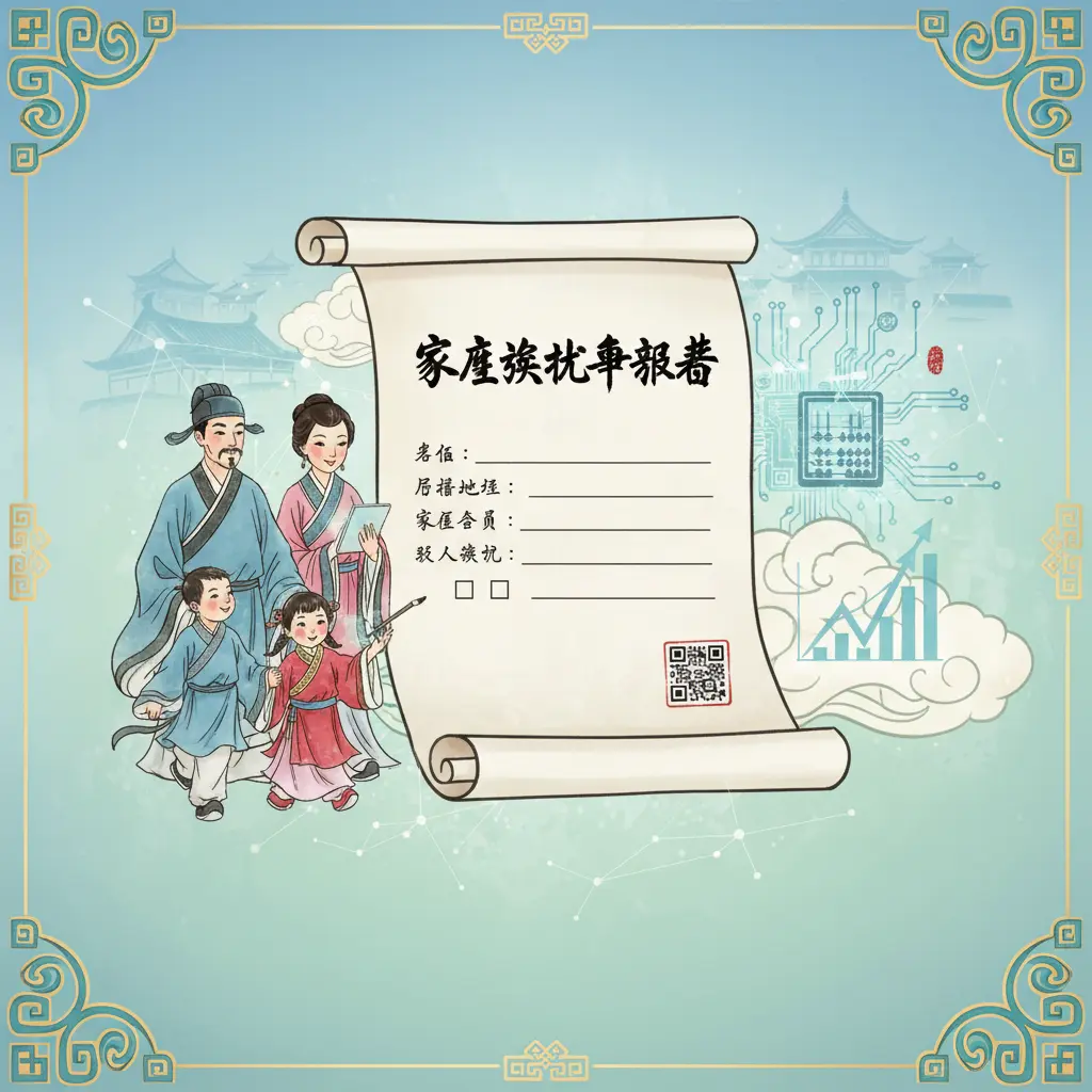 家庭情況 - 家庭狀況申報書