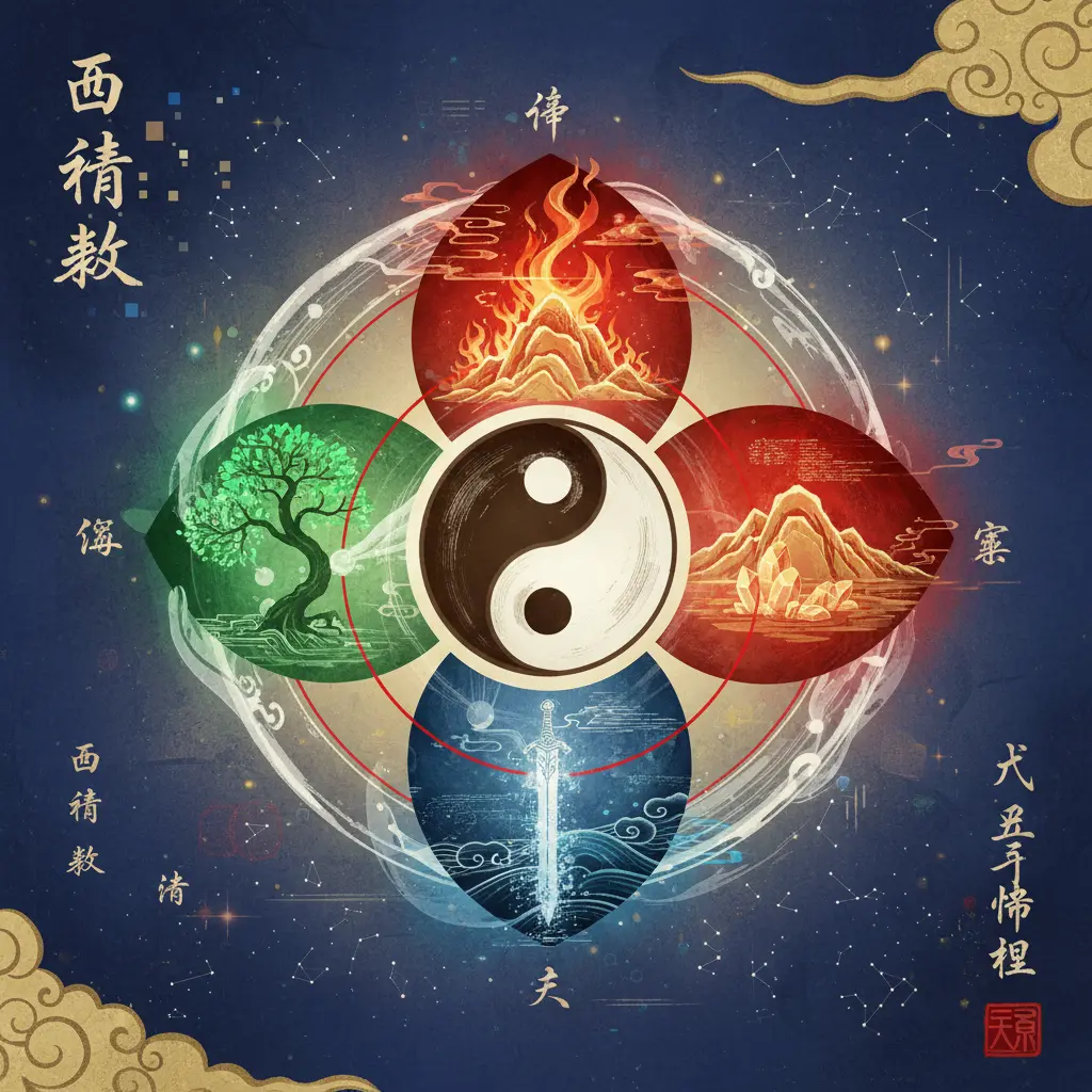 八字命理 - 五行結構