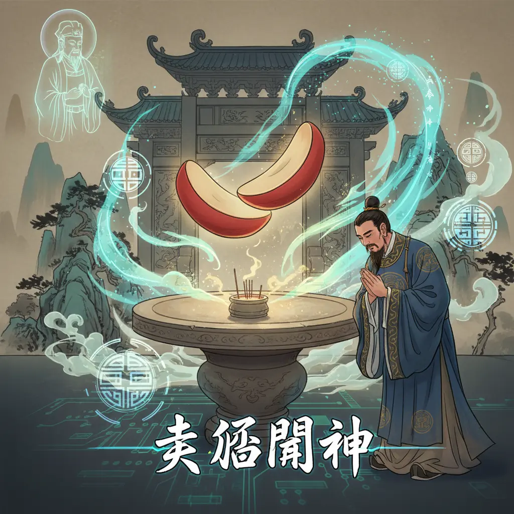 道教問神 - 笑筊